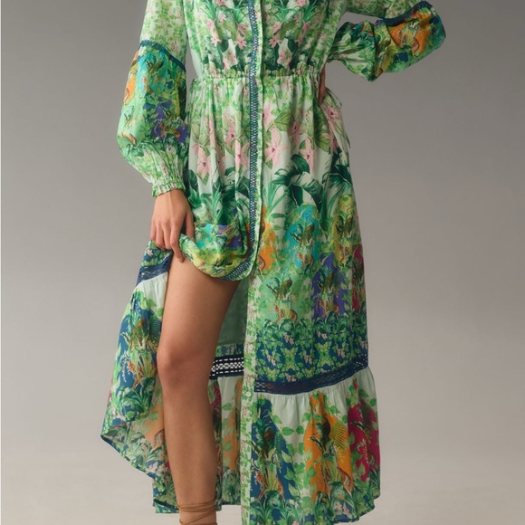 Anthropologie Dresses & Skirts - ✨NWT Anthropologie The Eleanora Long-sleeved maxi dress Medium